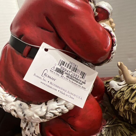 Santa w Baby Jesus Figurine Joseph Studio Nativity Christmas Display - Picture 9 of 9